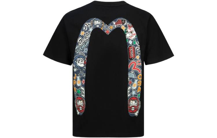 EVISU EVISU T Shirts Men's Crew Neck Moderate
