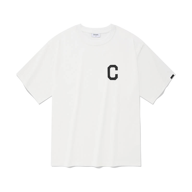 COVERNAT T Shirts Unisex White Crew Neck Moderate Straight Fit