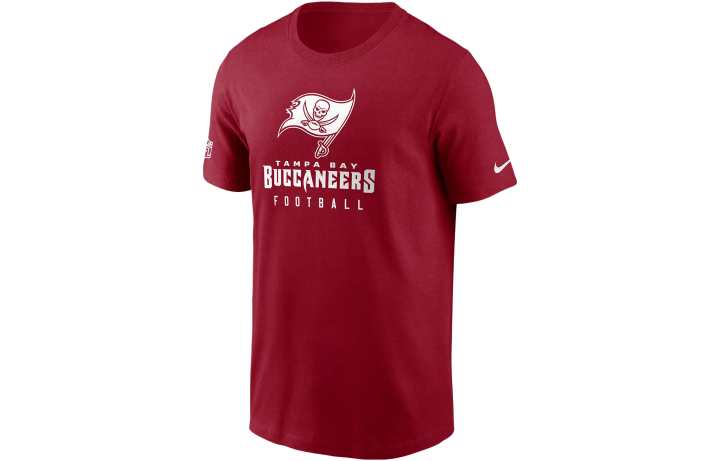 Nike Nike Dri FIT Sideline Team NFL Tampa Bay Buccaneers T Shirt Men's Red