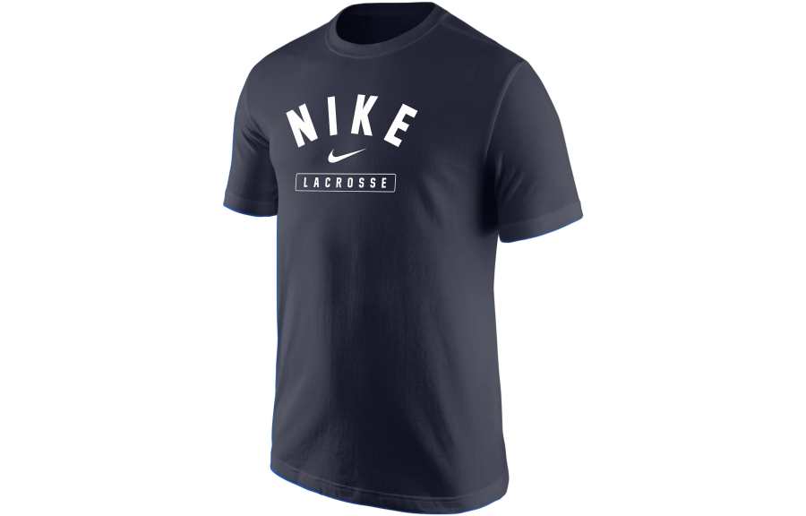 Nike Nike T Shirts Men's Marine Blue Crew Neck Moderate Straight Fit