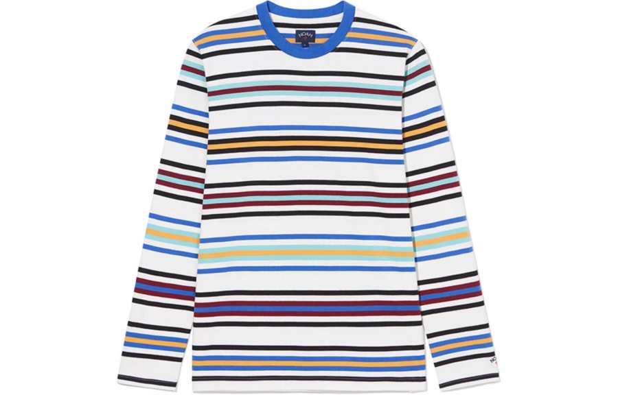 NOAH T Shirts Men's Mixed Color Crew Neck Moderate Straight Fit