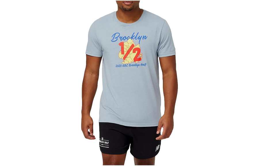 New Balance New Balance T Shirt Men's Gray Blue