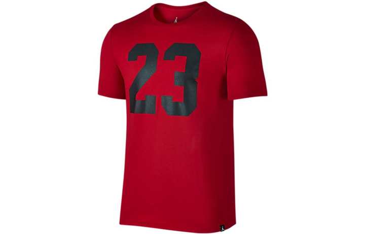 Nike Nike T Shirts Men's Red Crew Neck Moderate Straight Fit