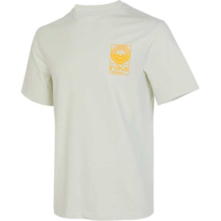 Nike Nike T Shirts Men's Light Green Crew Neck Moderate Straight Fit