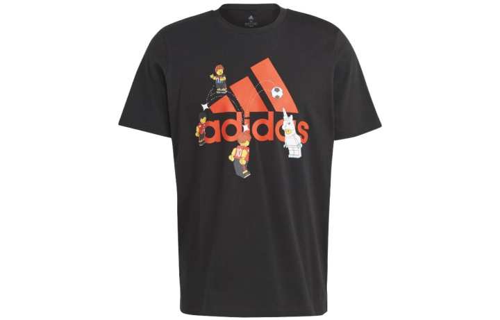 Adidas Adidas T Shirts Unisex Black Crew Neck Moderate Straight Fit