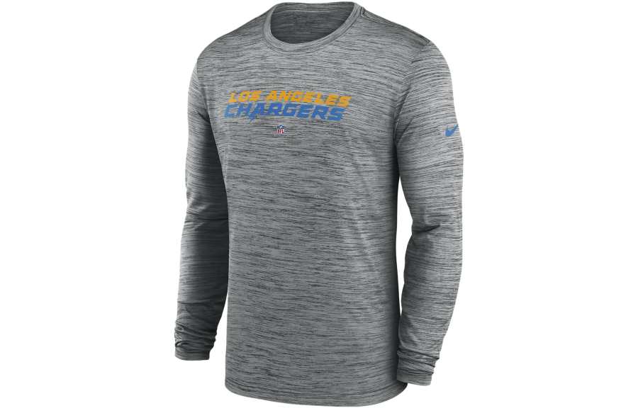 Nike Nike Kobe 7 Barcelona Home Sideline Velocity NFL Los Angeles Chargers T Shirt Men's Gray