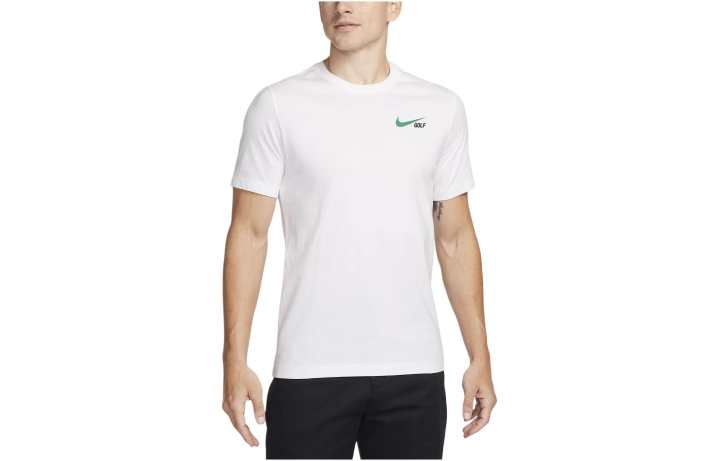 Nike Nike T Shirts Men's White Crew Neck Moderate Straight Fit
