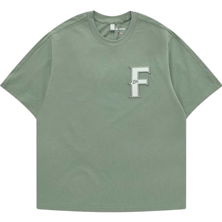 FILA FUSION T Shirt Men's Pea Green