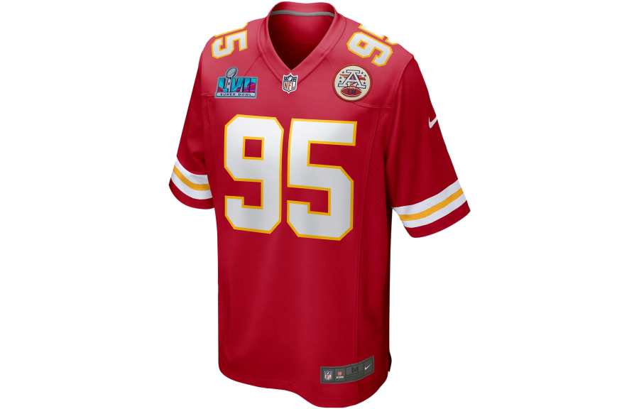 Nike Nike NFL Kansas City Chiefs Super Bowl LVII Chris Jones T Shirt Men's Red