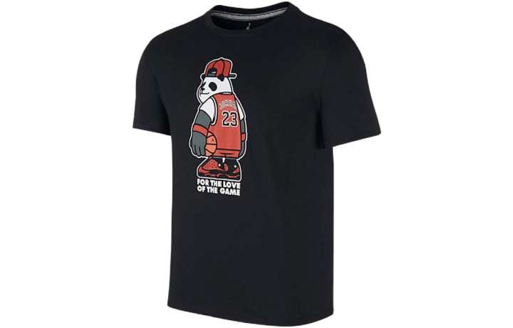 Jordan Jordan T Shirts Unisex Black Crew Neck Moderate Straight Fit