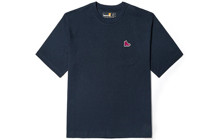 Timberland T Shirts Unisex Dark Sapphire Crew Neck Moderate Straight Fit