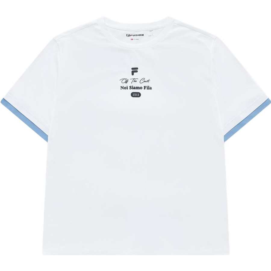 FILA FUSION T Shirt Men's Standard White