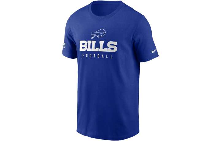 Nike Nike T Shirts Men's Blue Crew Neck Moderate Straight Fit
