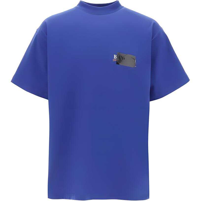 Balenciaga Logo Printed Oversized Fit T Shirt