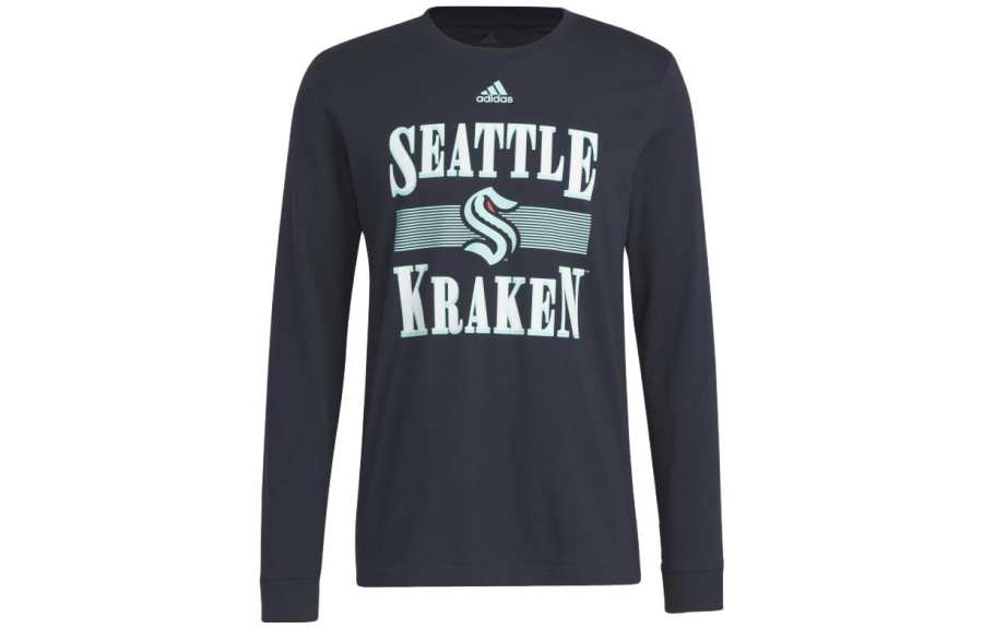 Adidas Adidas T Shirts Men's Night Marine Crew Neck Moderate Straight Fit