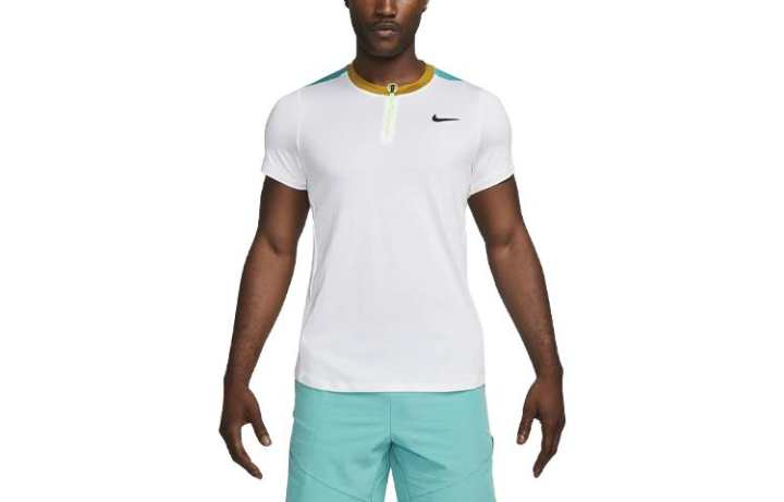 Nike Nike T Shirts Men's Cyan Crew Neck Moderate Straight Fit