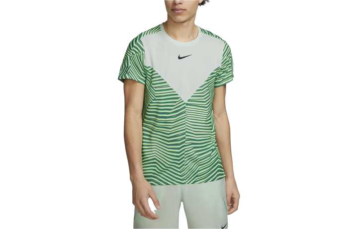Nike Nike T Shirts Men's Barely Green Crew Neck Moderate Straight Fit