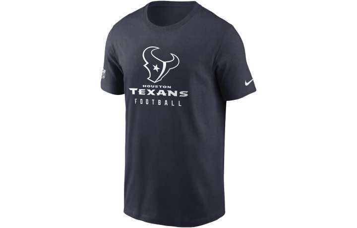 Nike Nike T Shirts Men's Marine Blue Crew Neck Moderate Straight Fit