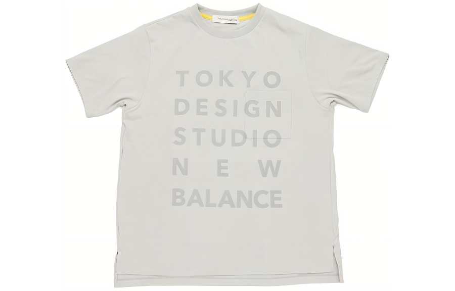 New Balance New Balance New Balance X TDS SS23 T Shirts Men's Gray Crew Neck Moderate Straight Fit