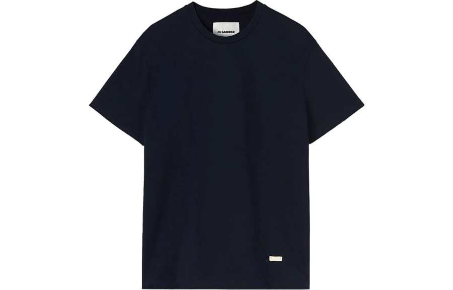 Jil Sander logo-plaque jersey-knit T-shirt