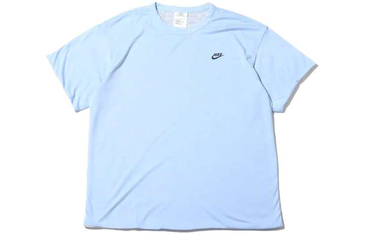 Nike Nike T Shirts Men's Blue Crew Neck Moderate Straight Fit