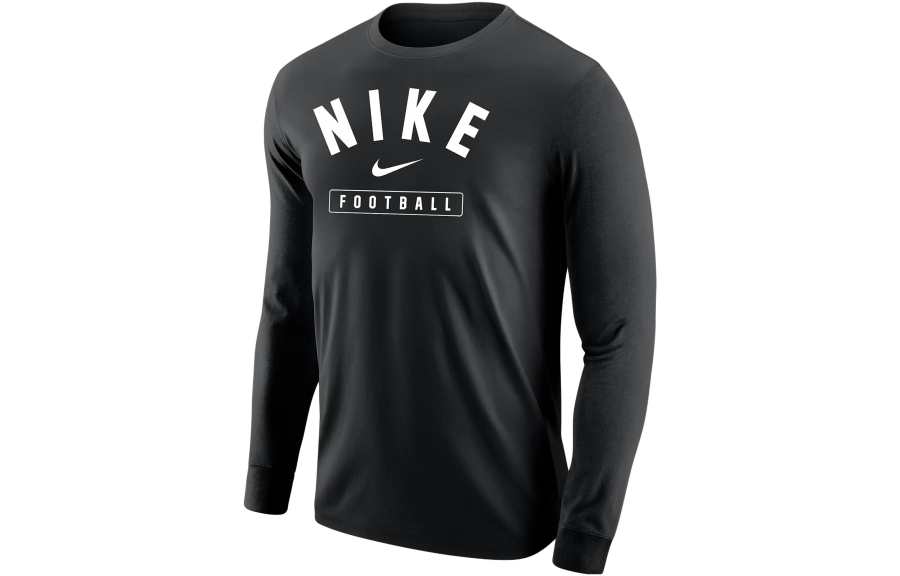 Nike Nike T Shirts Men's Black Crew Neck Moderate Straight Fit