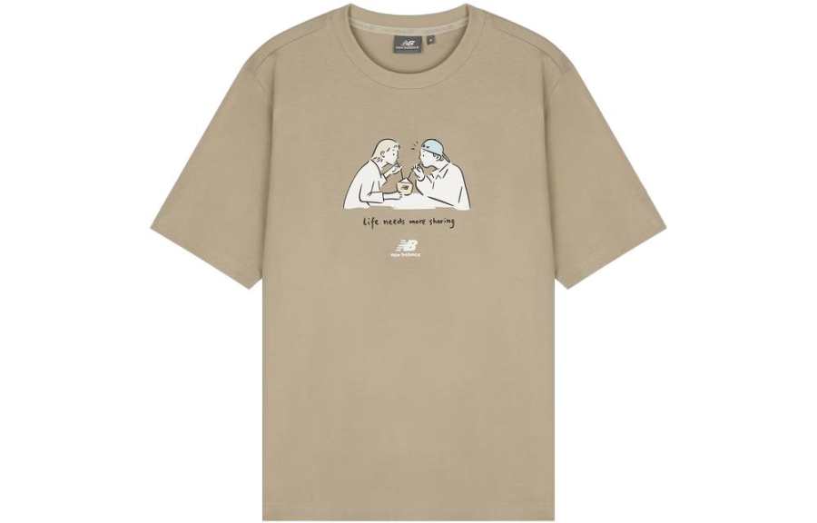 New Balance New Balance Attractive Lifestyle T Shirt Unisex Khaki