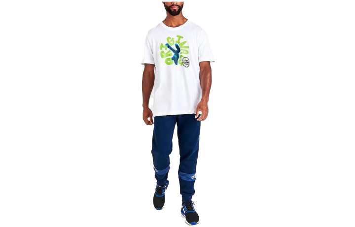 Adidas Adidas T Shirts Men's White Crew Neck Moderate Other