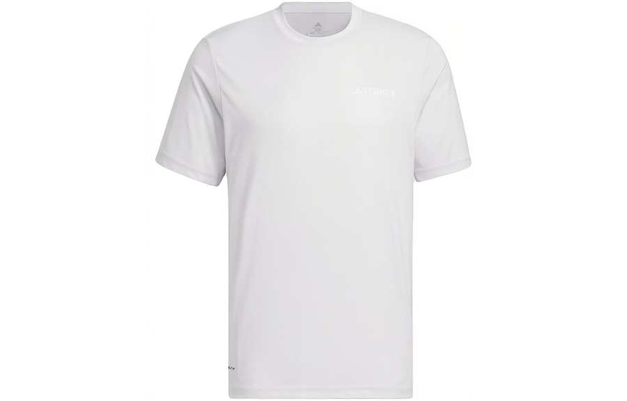 Adidas Adidas Terrex T Shirts Men's Symbol Gray Crew Neck Moderate Straight Fit