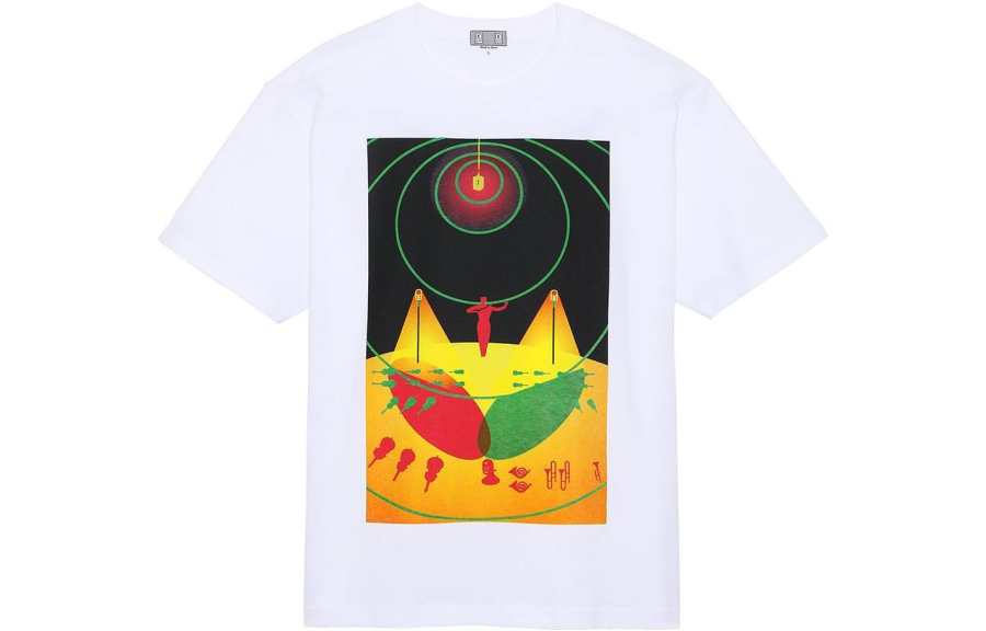 Cav Empt T Shirts Unisex White Crew Neck Moderate Straight Fit