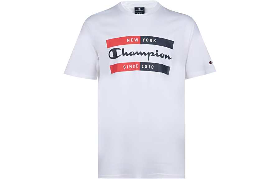 Champion T Shirts Men's Crew Neck Straight Fit