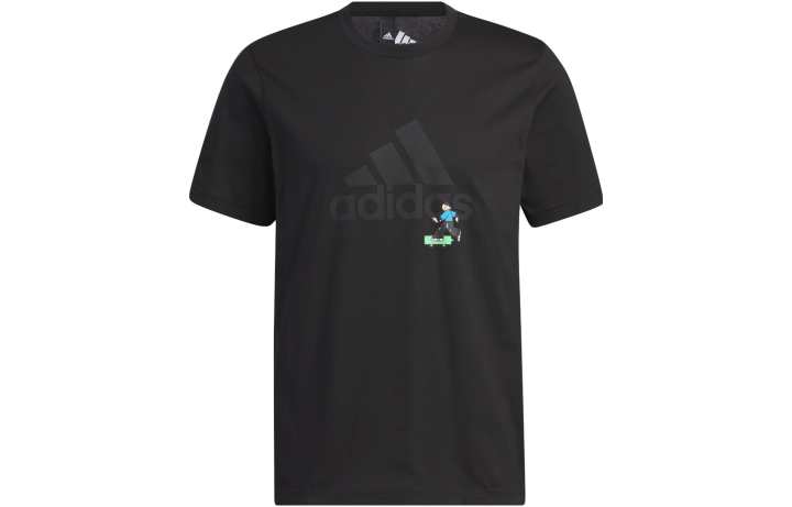 Adidas Adidas X SEEBIN Collaboration SS23 T Shirts Men's Black Crew Neck Moderate Straight Fit