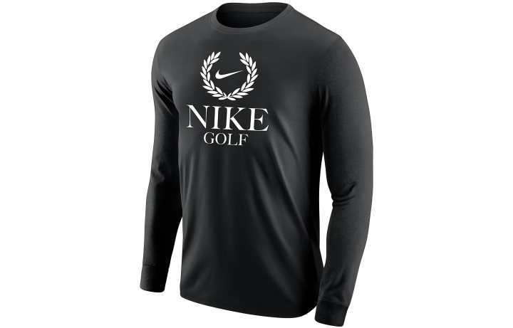 Nike Nike T Shirts Men's Black Crew Neck Moderate Straight Fit