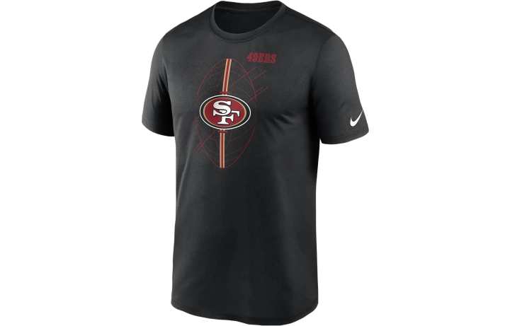 Nike Nike Dri Fit T Shirts Men's Black Crew Neck Moderate Straight Fit