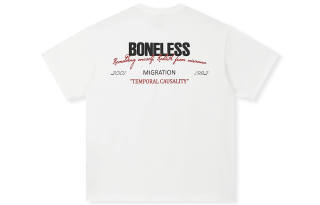 BONELESS T Shirts Unisex Crew Neck Moderate Straight Fit