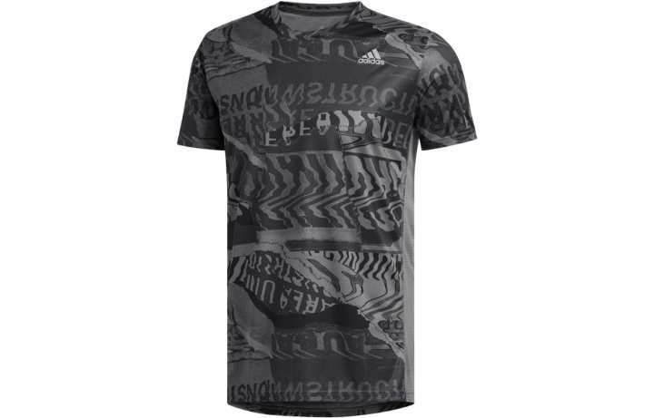 Adidas Adidas T Shirts Men's Black Crew Neck Moderate Straight Fit