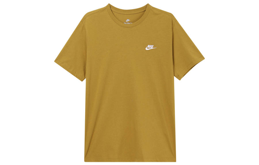 Nike Nike T Shirts Men's Bronze Crew Neck Moderate Straight Fit