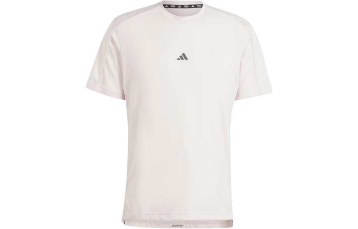 Adidas Adidas T Shirts Men's Beige Crew Neck Moderate Straight Fit