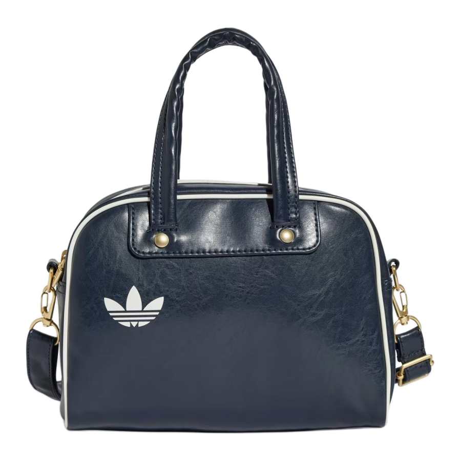 Adidas Originals Polyurethane Bowling Bag, Shoulder Bag, Handbag Mini Unisex Blue