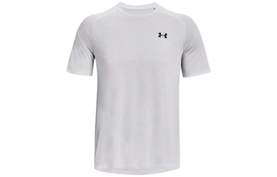 Under Armour T Shirts Men's Gray Crew Neck Moderate