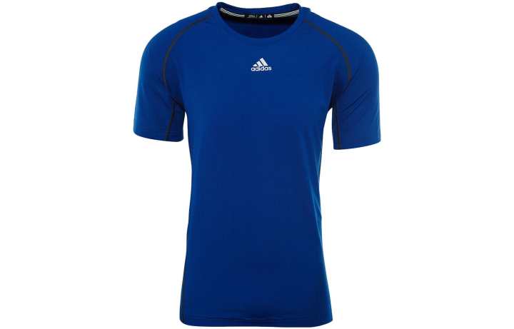 Adidas Adidas T Shirts Men's Blue Crew Neck Moderate Other