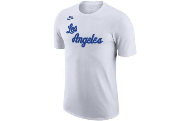 Nike Nike T Shirts Men's White Crew Neck Moderate Straight Fit