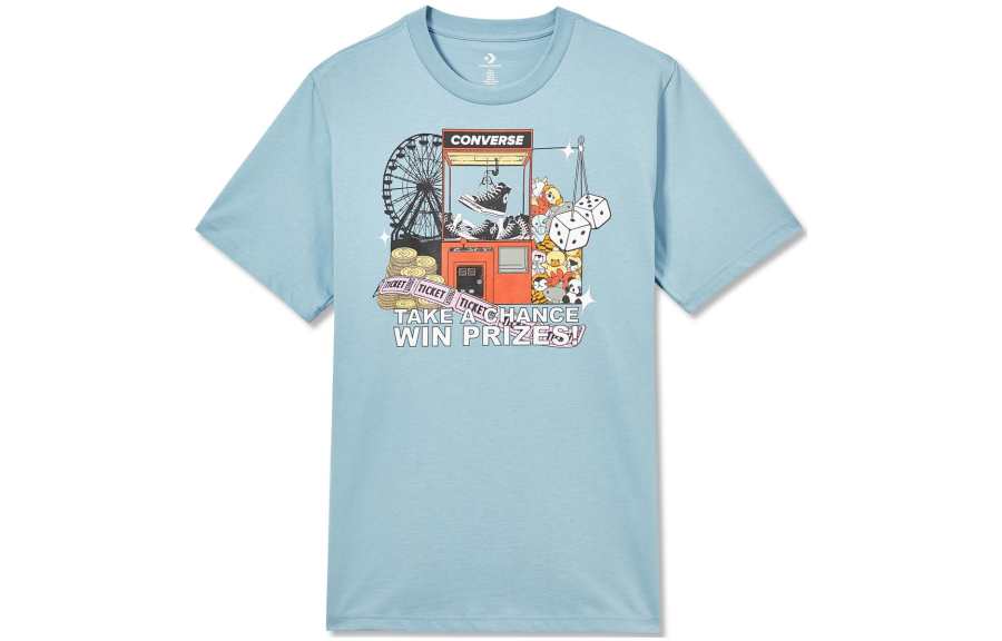 Converse Converse Set-in Sleeve T-Shirt Men's Blue