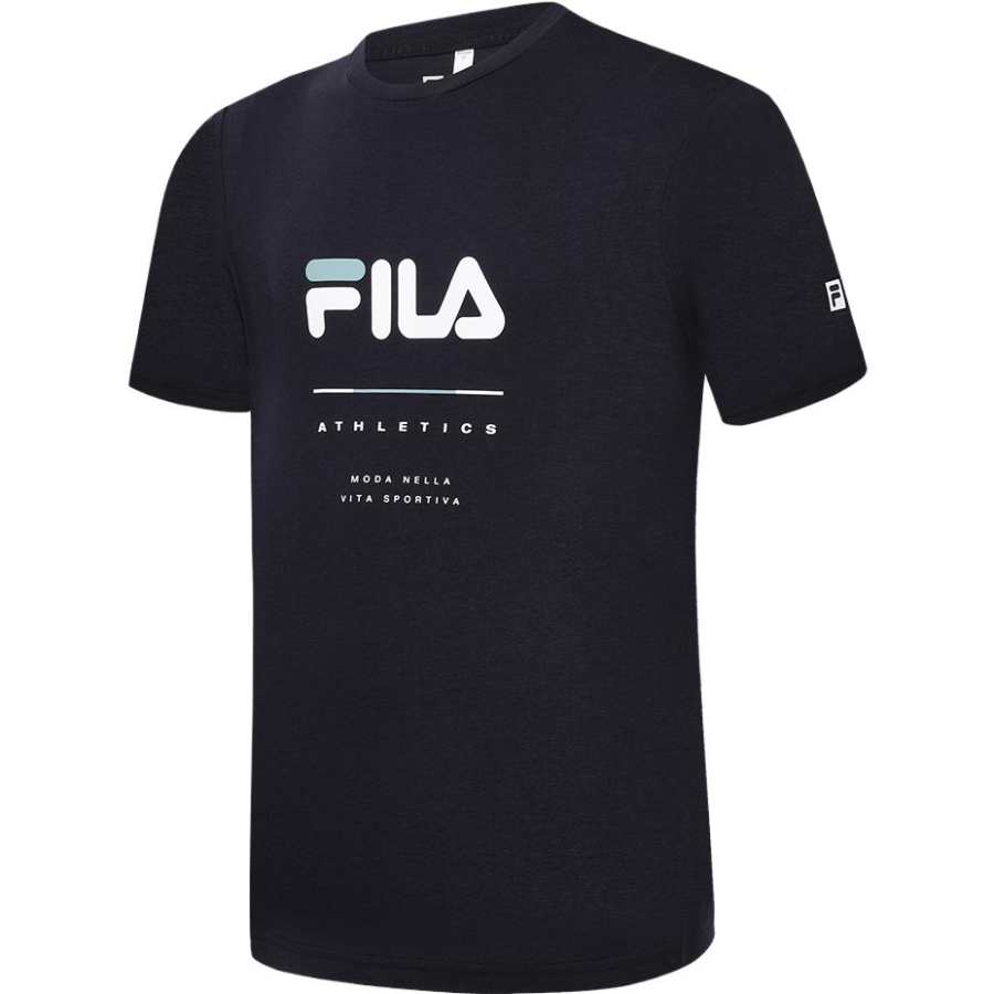 FILA Tennis T Shirt Men's Royal Blue