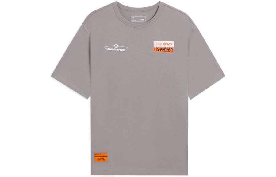 Li-Ning Li Ning CF Tracing T Shirt Unisex Shark Gray