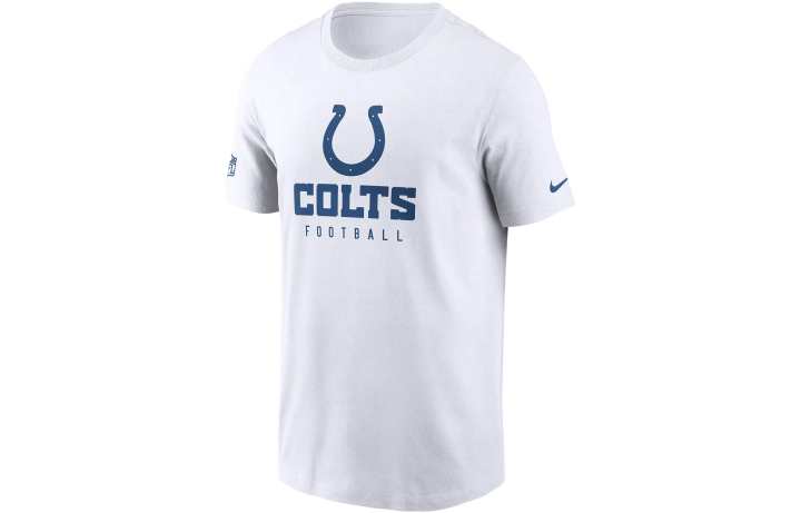 Nike Nike T Shirts Men's White Crew Neck Moderate Straight Fit