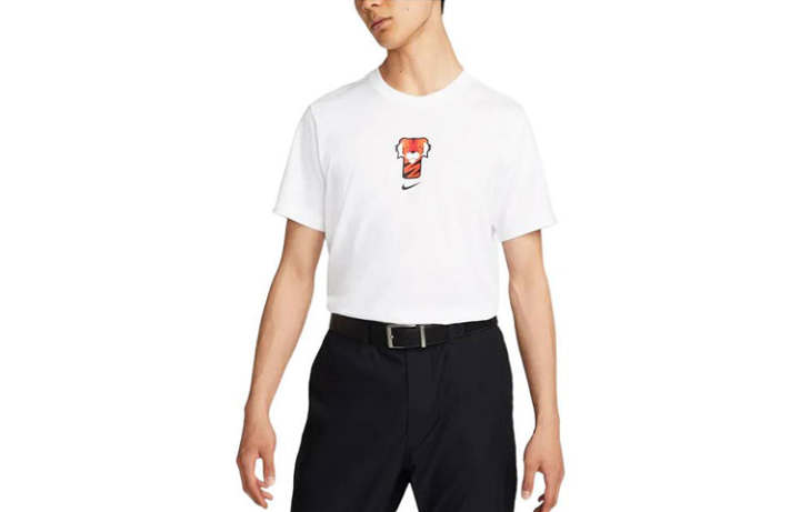 Nike Nike T Shirts Men's White Crew Neck Moderate