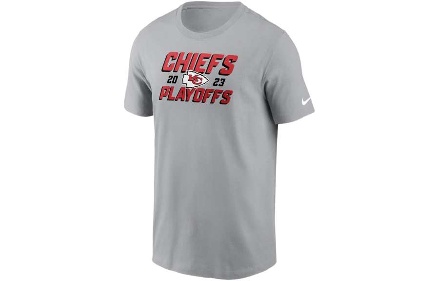 Nike Nike Kansas City Chiefs 2023 NFL Playoffs T Shirt T Shirt Men's Gray
