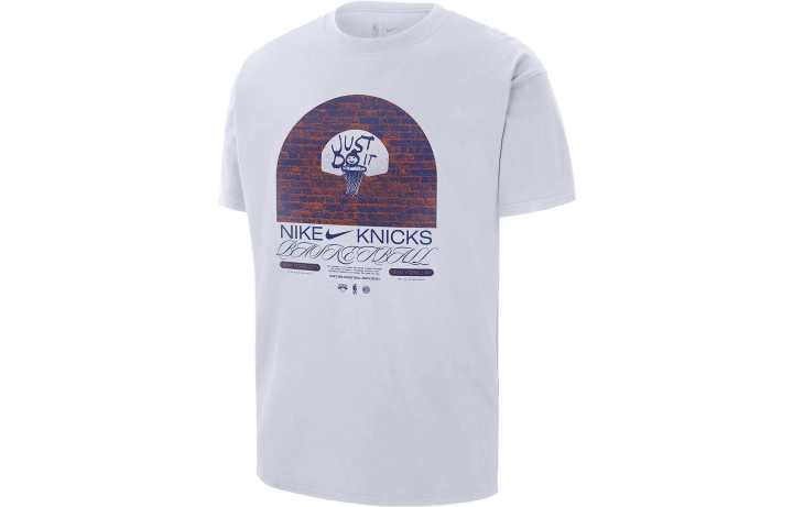 Nike Nike T Shirts Men's White Crew Neck Moderate Straight Fit