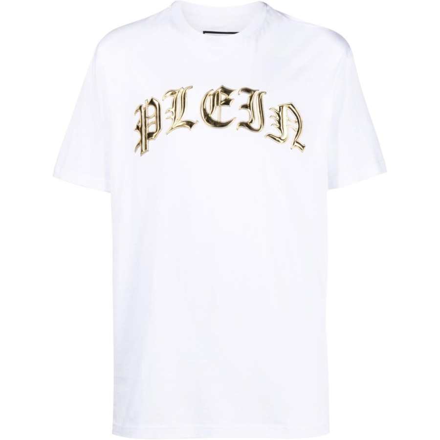 Philipp Plein logo-appliqué cotton T-shirt